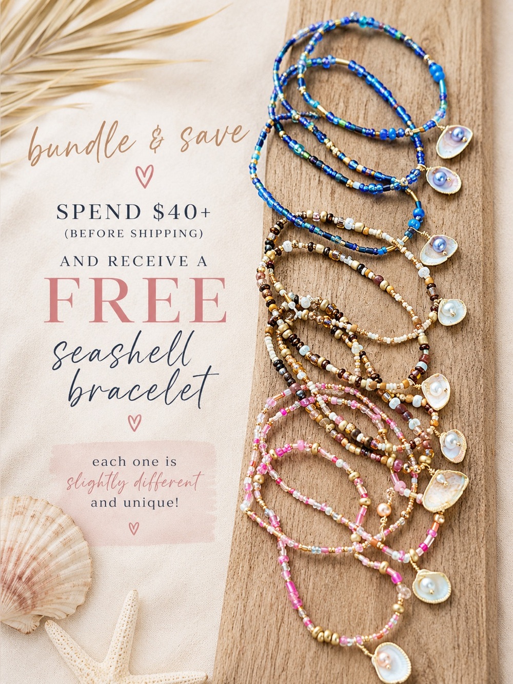 ✨ Complimentary Bracelet! 🌊
